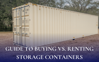 Guide to Buying vs. Renting Storage Containers