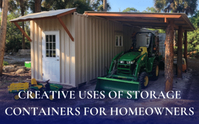 Creative Uses of Storage Containers for Homeowners