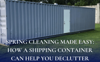 Spring Cleaning Made Easy: How a Shipping Container Can Help You Declutter