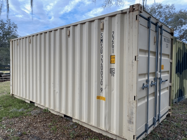 Beige 20ft Standard Shipping Container