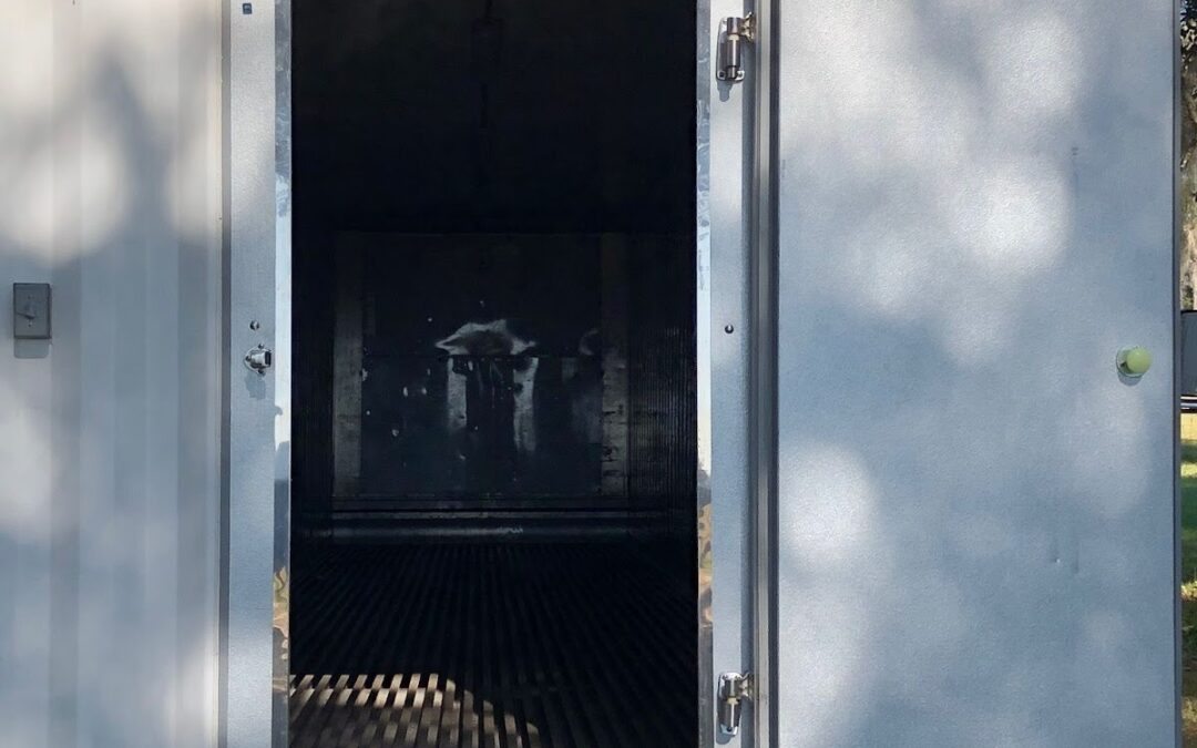 Refrigerated storage container.