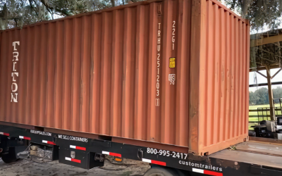 Florida Flatbed Cargo Container Delivery