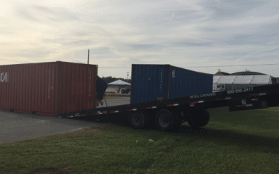 Delivering A Shipping Container In Florida