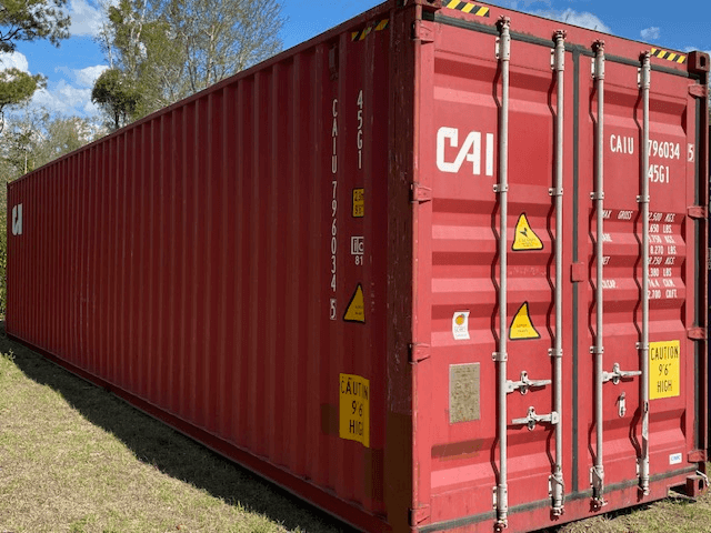 40 foot high cube IICL grade shipping container from E and S Equipment