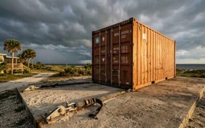 Are Shipping Containers Hurricane Proof? The Honest Answer for Florida, Georgia, and Gulf Coast Buyers